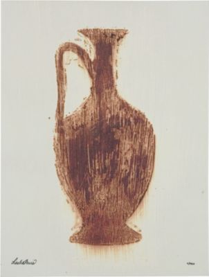 Urn Design in Terra Cotta & Ivory - I
