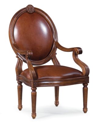 Thomasville Furniture Outlet Stores on Thomasville Furniture   Upholstery  Leather Francesca Chair   Hs1239
