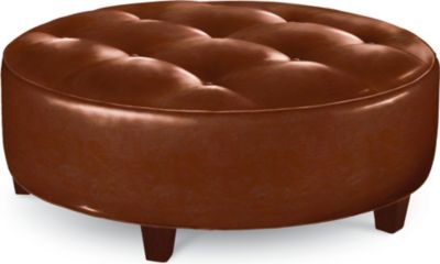 Brooklyn Round Button Top Ottoman