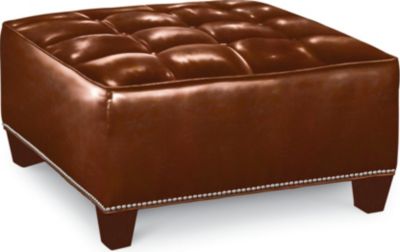 Brooklyn Square Button Top Ottoman