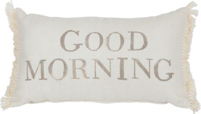 Rustique Birch Block-Printed Throw Pillow