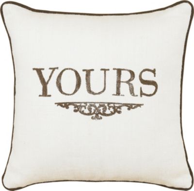 Rustique Birch Block-Printed Throw Pillow