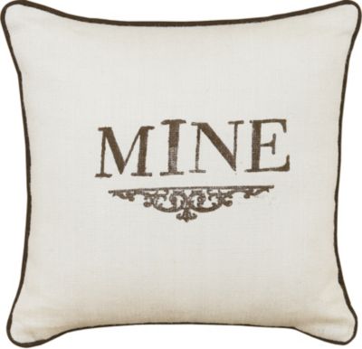 Rustique Birch Block-Printed Throw Pillow