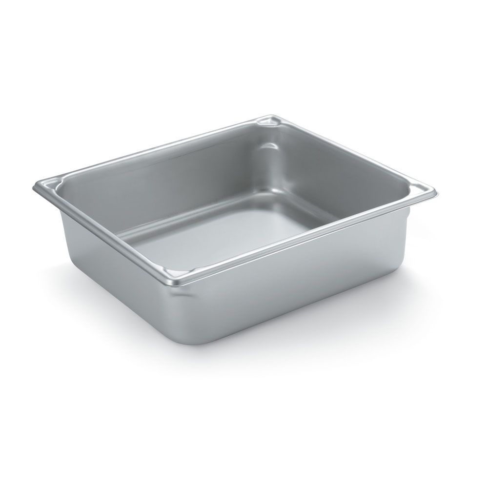 Vollrath&reg; SuperPanV&trade; S/S 2/3 Size x 4" D Steam Table Pan