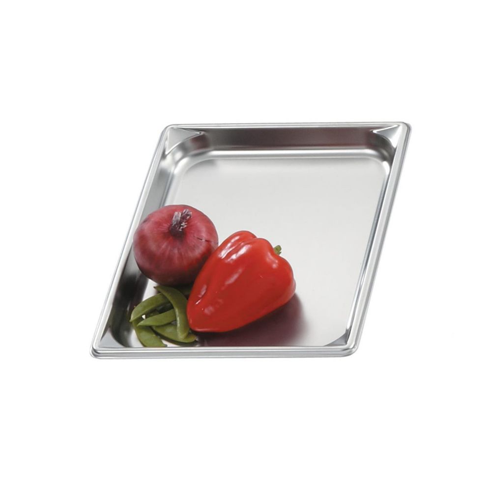 Vollrath&reg; SuperPanV&trade; S/S 2/3 Size x 1.25" D Steam Table Pan