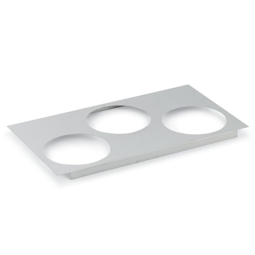 Vollrath S/S 3-Hole Adaptor Plate