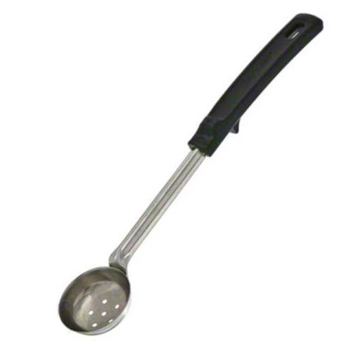 Vollrath Perf. S/S 1 Oz Spoodle w/ Black Grip 'N Serv Handle