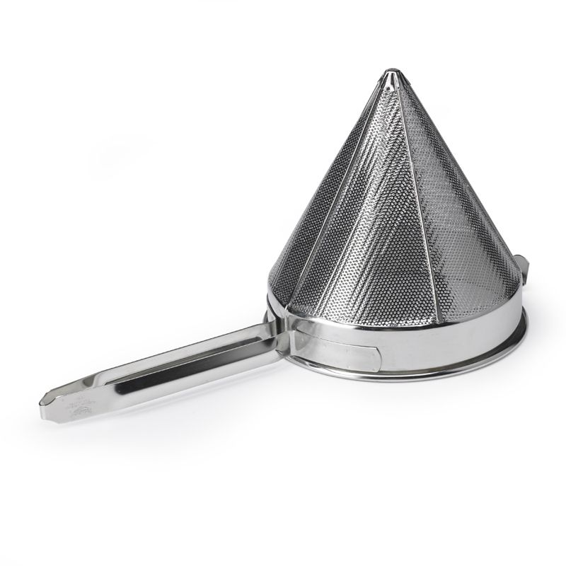 S/S Fine Mesh China Cap Strainer, 9-3/4" Diam