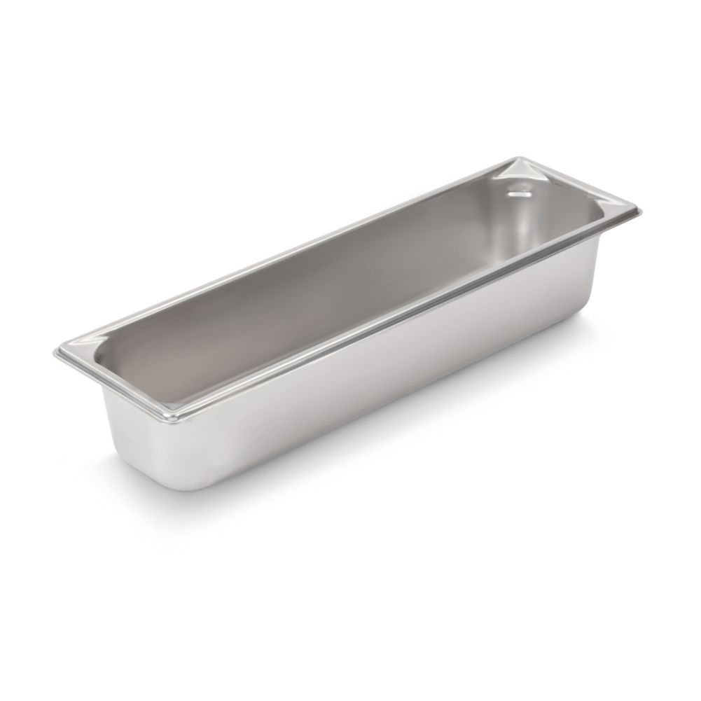 Vollrath SuperPanV&trade; S/S 1/2 Size Long x 4"D Steam Table Pan