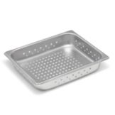 SuperPanV&trade; S/S 1/2 Size x 2.5" D Perforated Steam Table Pan