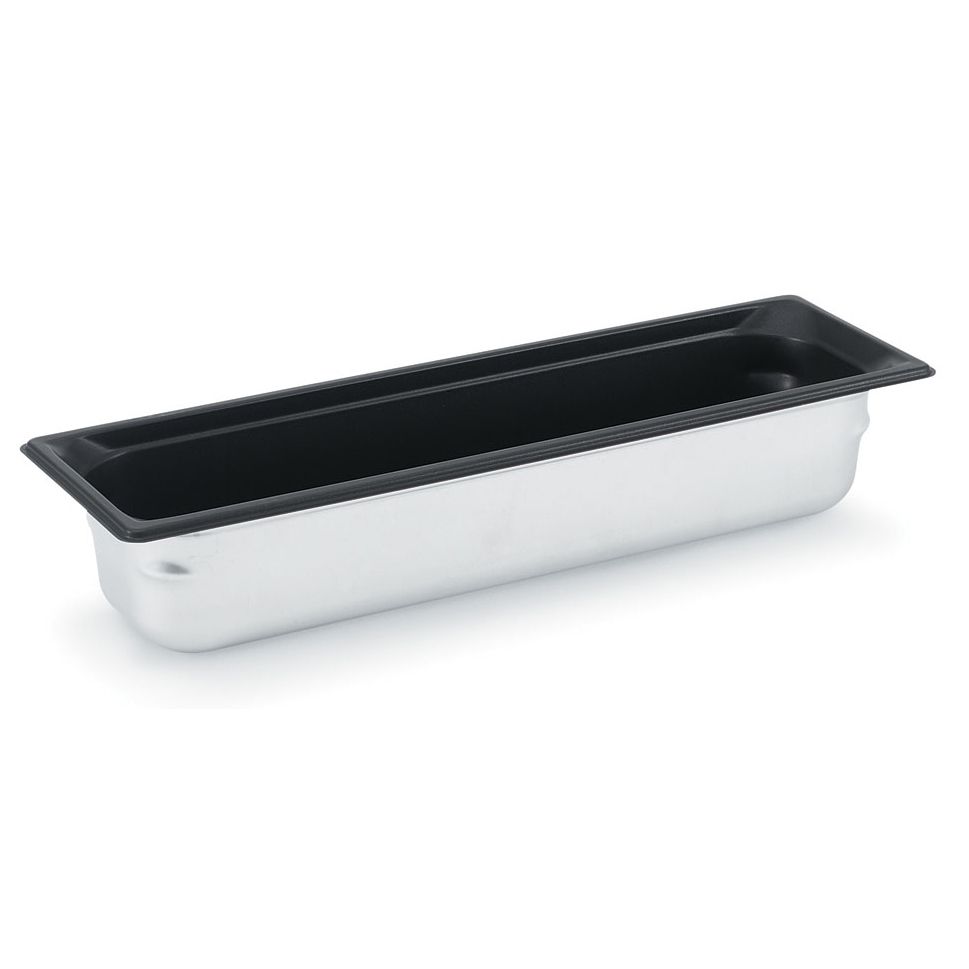 Vollrath SuperPanV&trade; Non-Stick S/S 1/2 Size Long x 4"D Food Pan