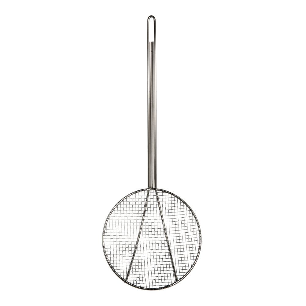 Carlisle&reg; 8" Nickel Plated Wire Mesh Skimmer