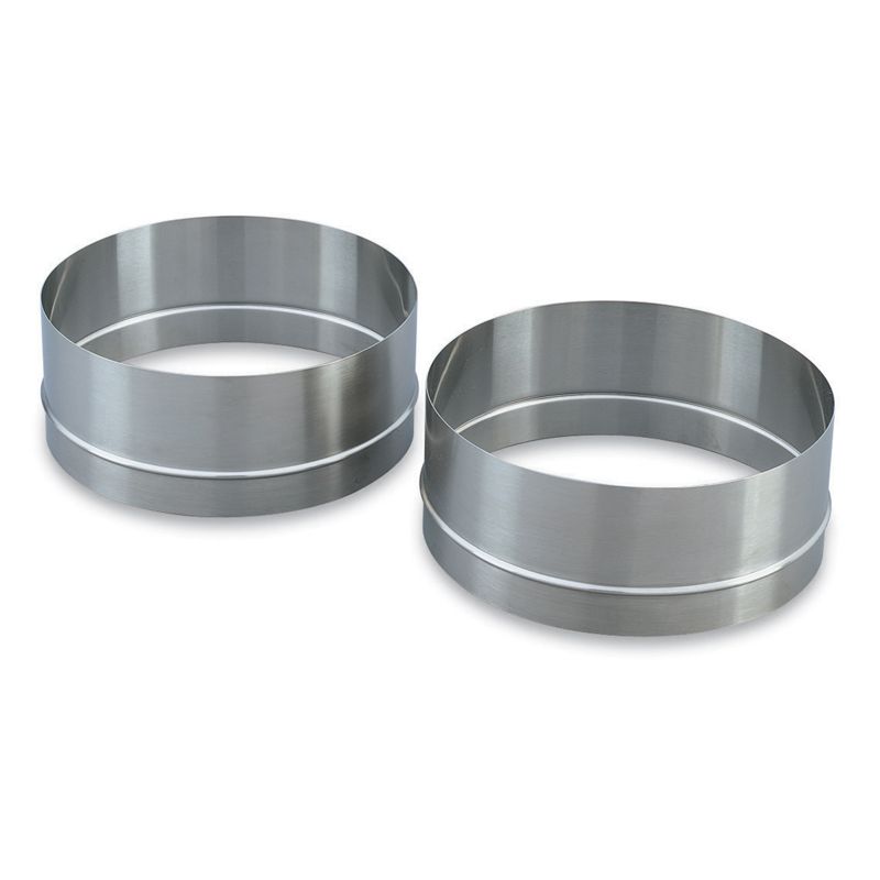 S/S Adaptor Ring, 8-3/16" Diamx3" H