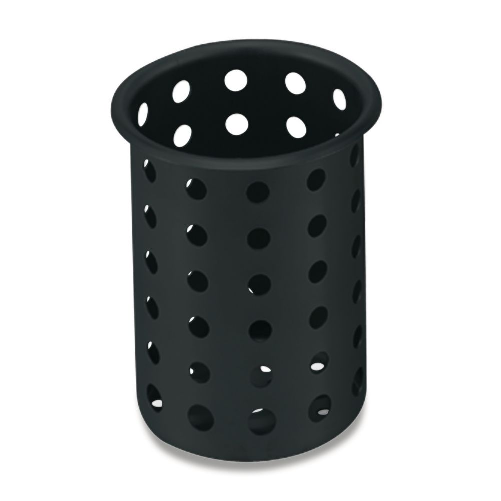 Vollrath Black Plastic Silverware Cylinder