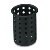 Vollrath Black Plastic Silverware Cylinder