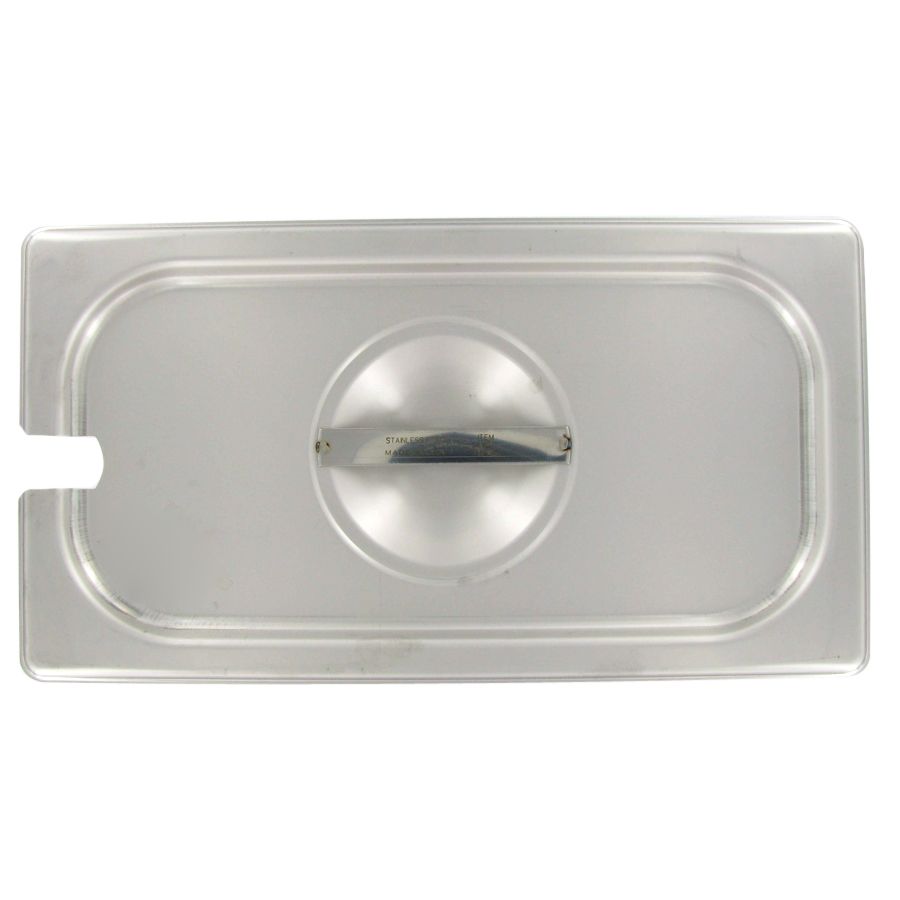 S/S Slotted 1/3 Size Lid