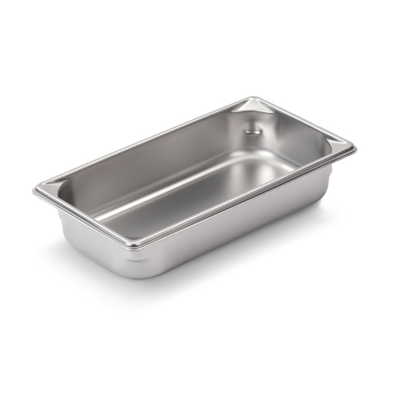 Vollrath&reg; SuperPanV&trade; S/S 1/3 Size x 2.5"D Steam Table Pan