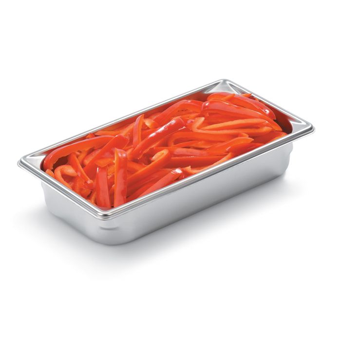 Vollrath&reg; SuperPanV&trade; S/S 1/3 Size x 2.5"D Steam Table Pan