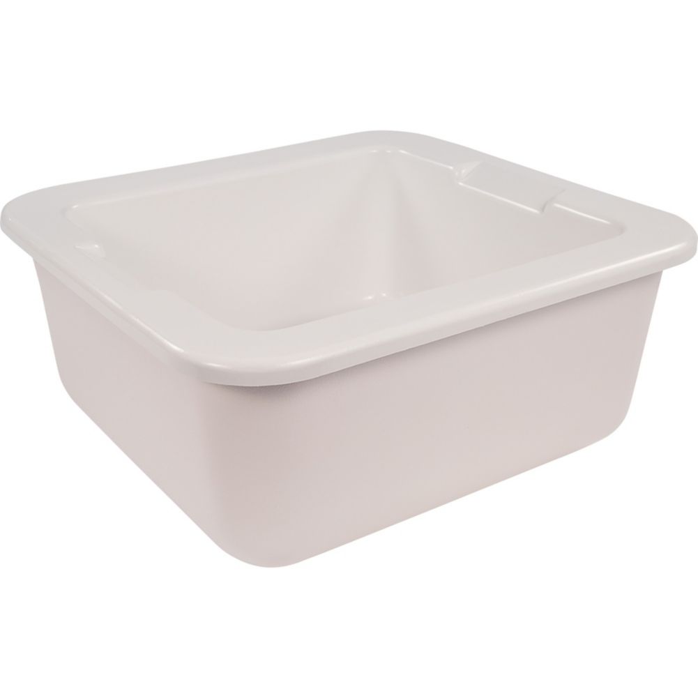 Carlisle&reg; Coldmaster Two-Third Size Long Coldpan, White, 16 Qt