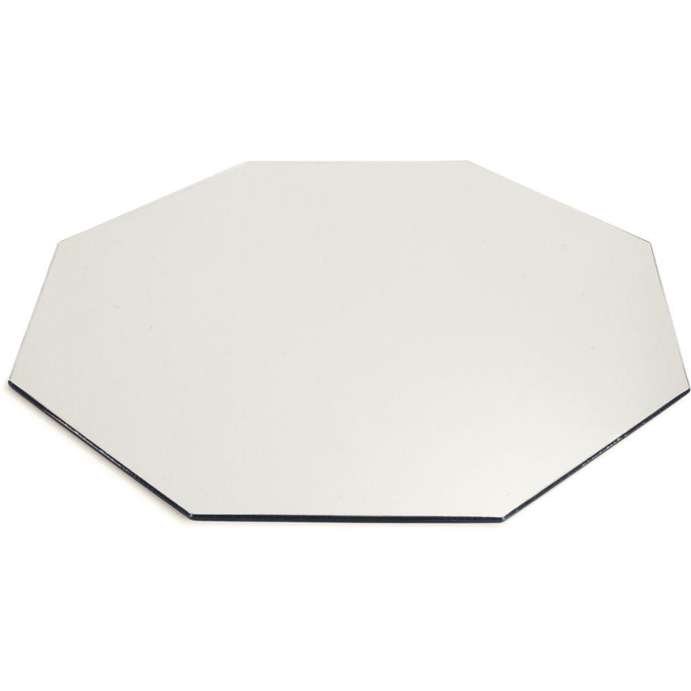 Carlisle&reg; MirAcryl&trade; 24" Mirrored Octagon Tray