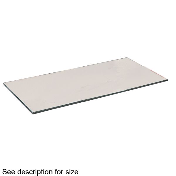 Carlisle&reg; MirAcryl&trade; 36" Mirrored Rectangle Tray