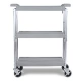 Carlisle&reg; Fold 'N Go&reg; Gray Cart