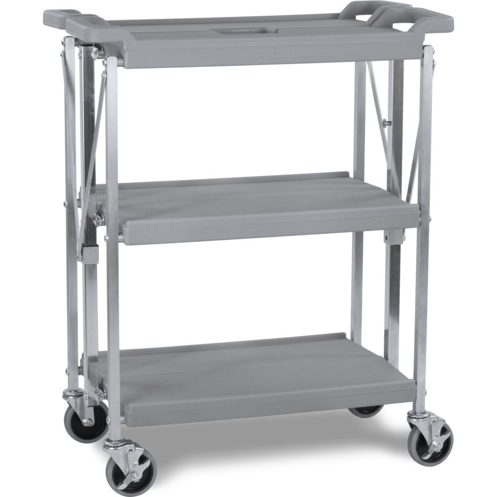 Carlisle&reg; Fold 'N Go&reg; Gray Cart