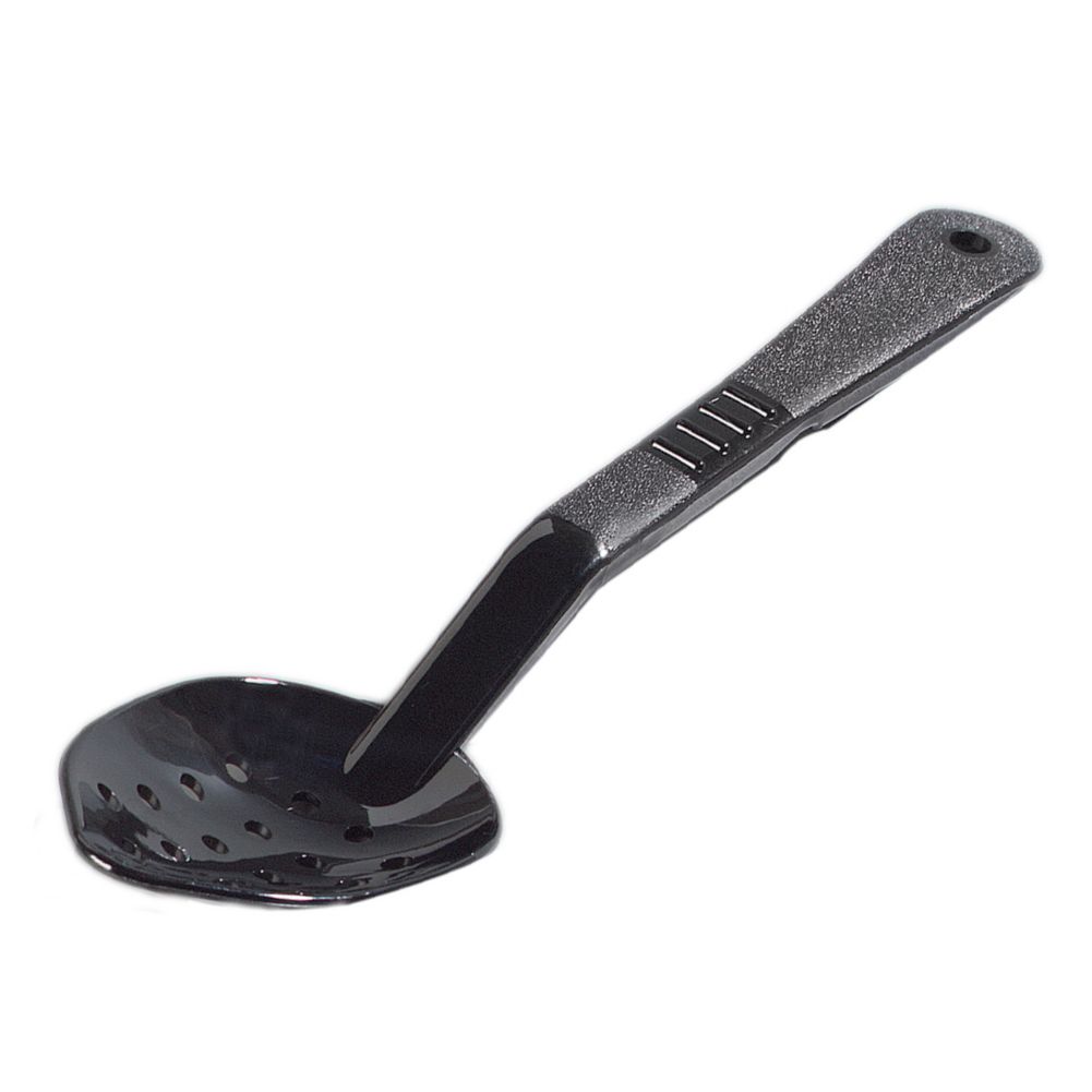 High Heat Perforated Serving Spoon, Black, 13"