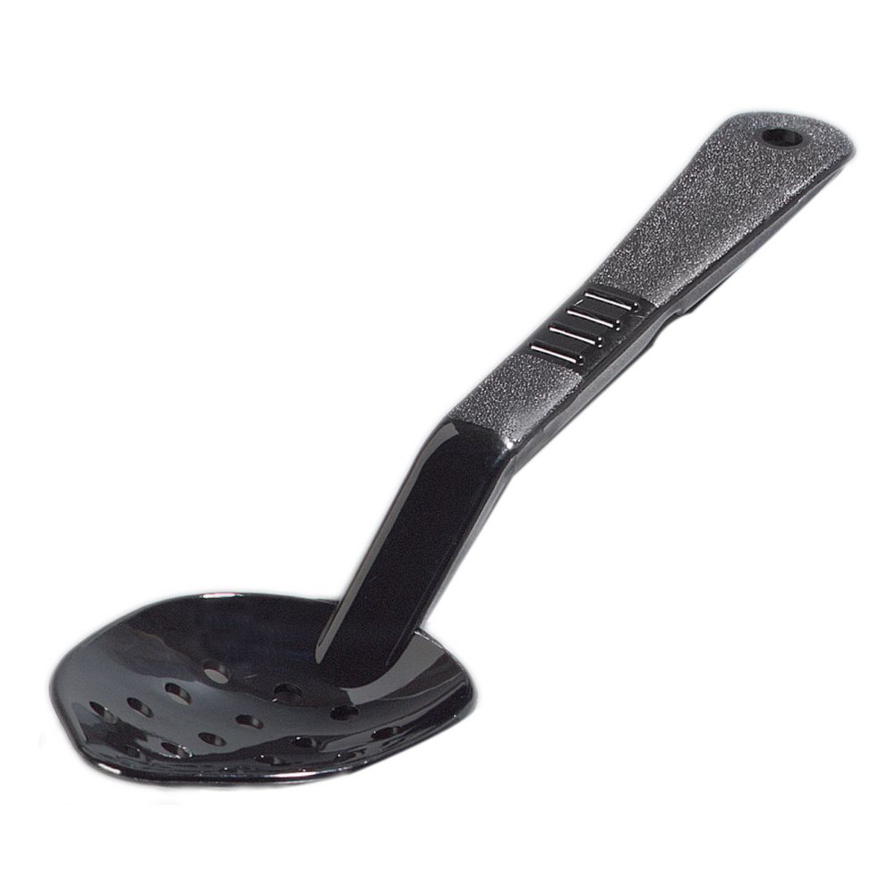 High Heat Perforated Serving Spoon, Black