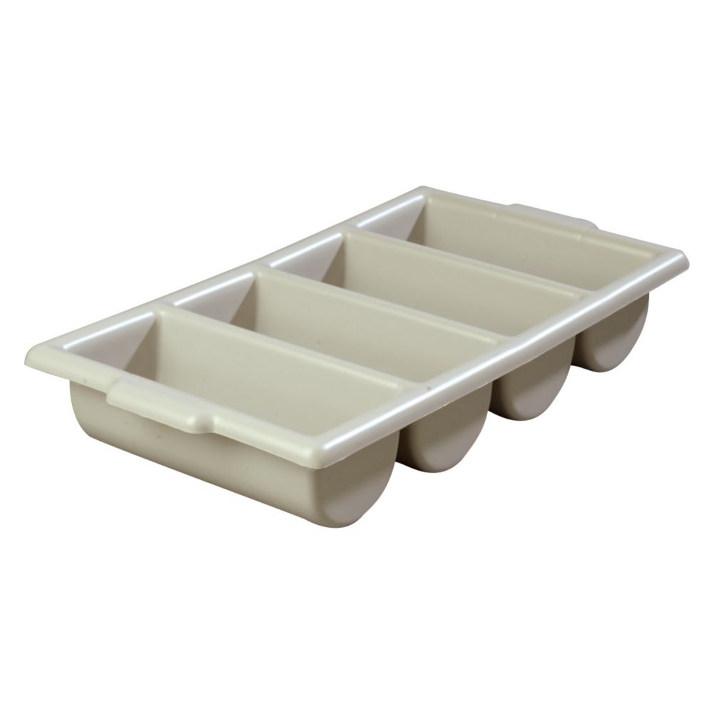 Carlisle Save-All&trade; Silverware Box, Gray, 4 Compartments