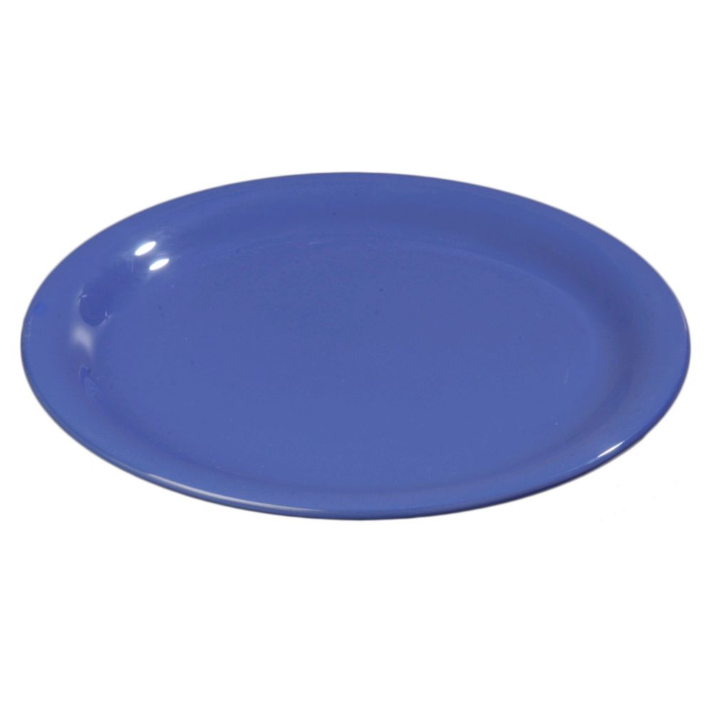Carlisle&reg; Durus&reg; 7-1/4" Ocean Blue Narrow Rim Salad Plate