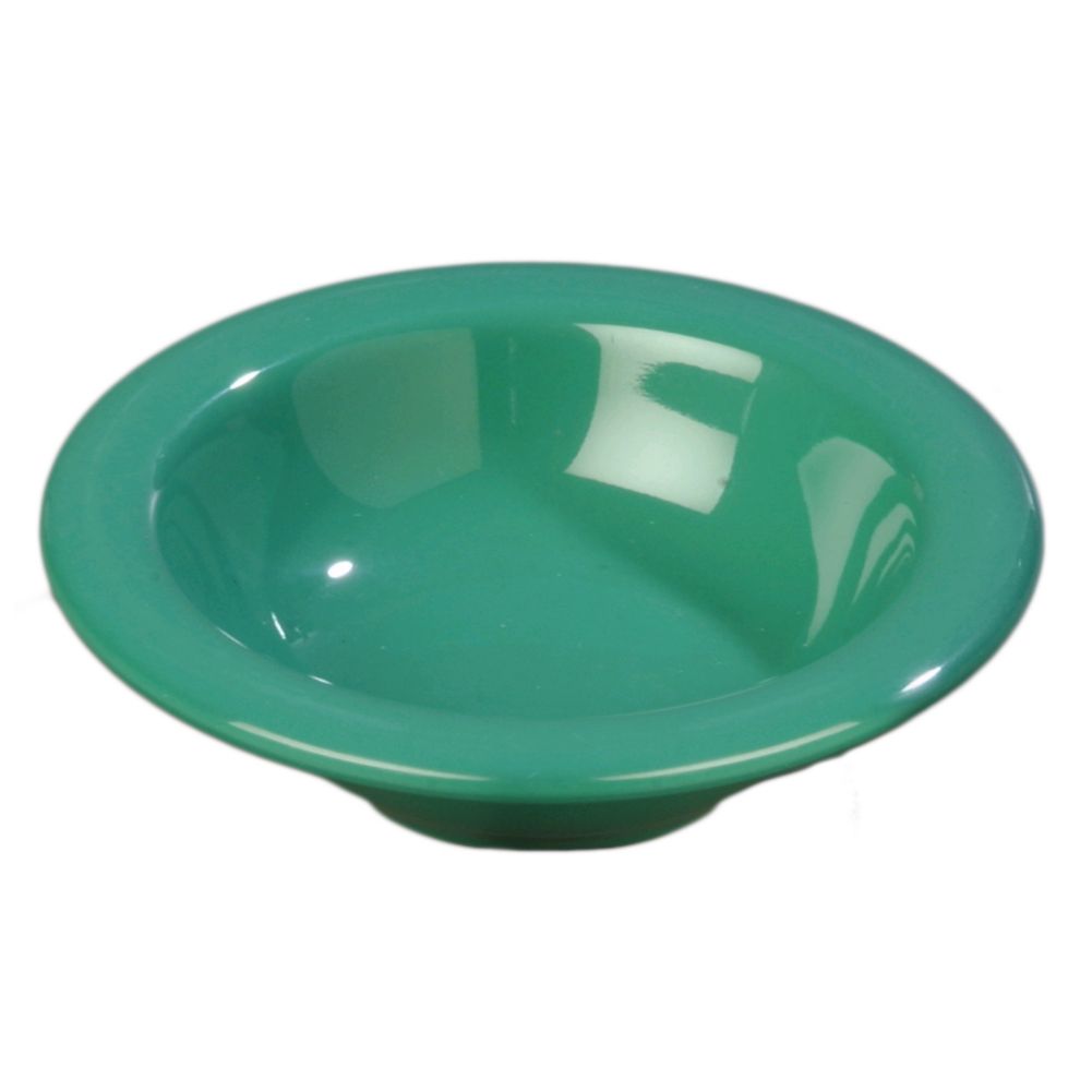Carlisle&reg; Durus&reg; Meadow Green 4.2 Oz. Rimmed Fruit Bowl