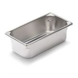Vollrath&reg; SuperPanV&trade; S/S 1/4 Size x 4"D Steam Table Pan