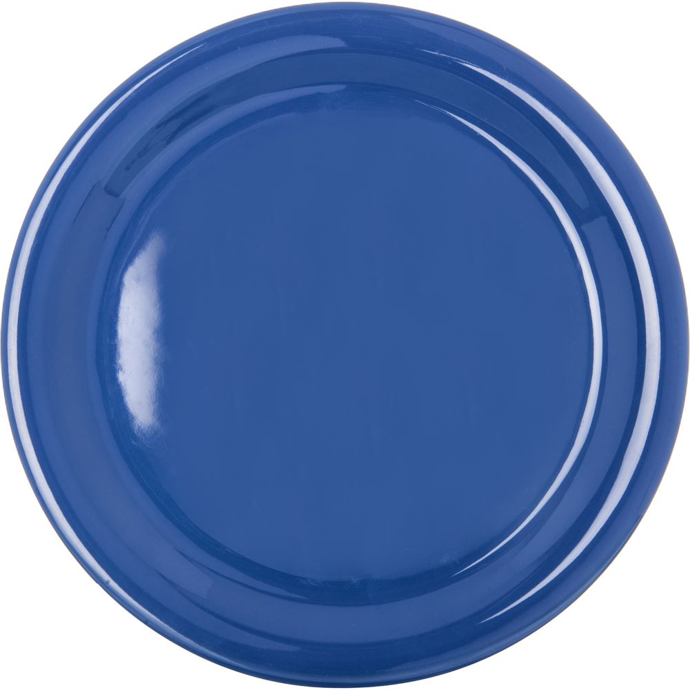 Carlisle&reg; Durus&reg; 9" Ocean Blue Narrow Rim Plate
