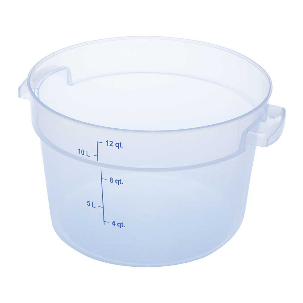 Carlisle&reg; 12 Qt. Translucent Bains Marie Food Storage Container