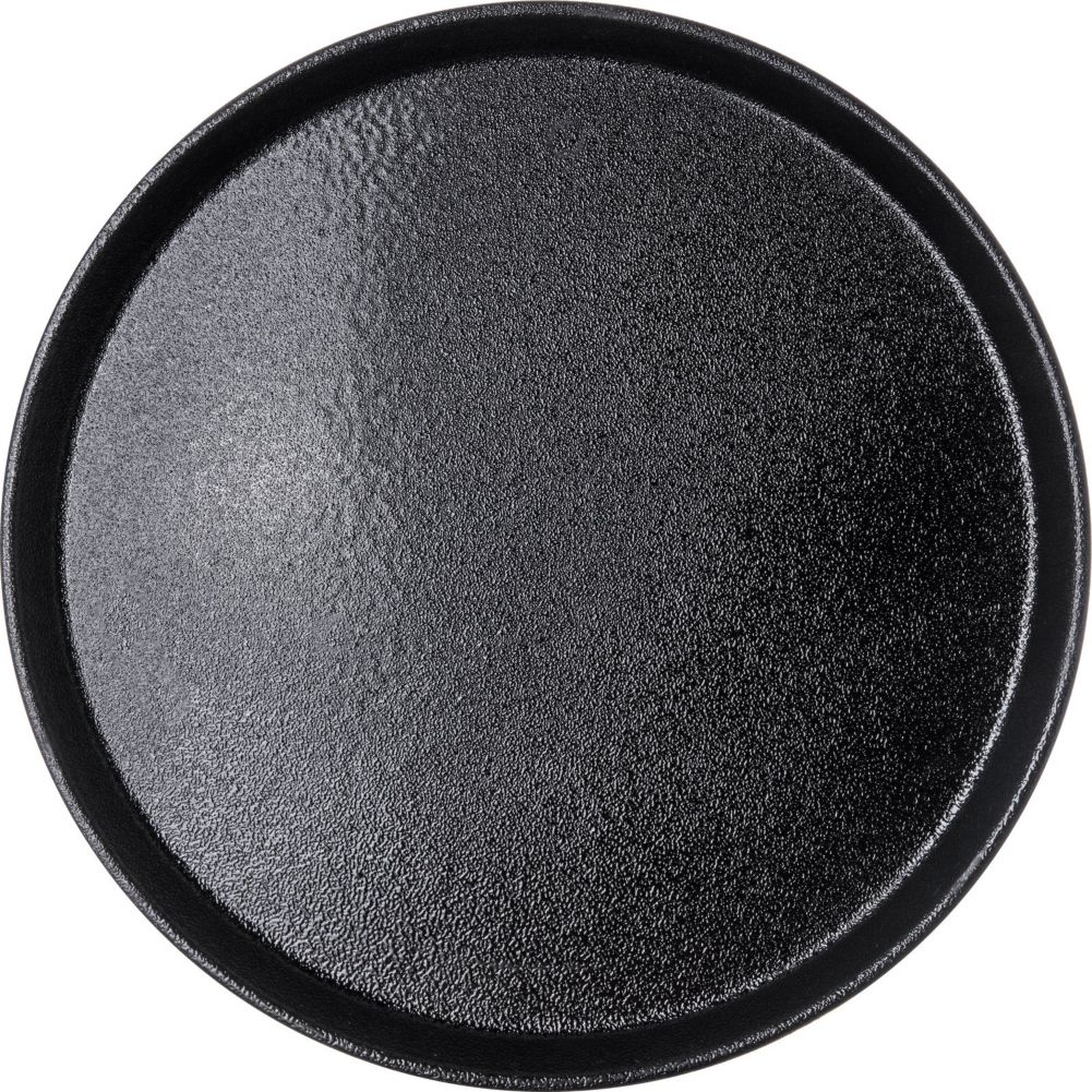 Round Griptite Tray, Black, 14"