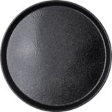 Round Griptite Tray, Black, 14"