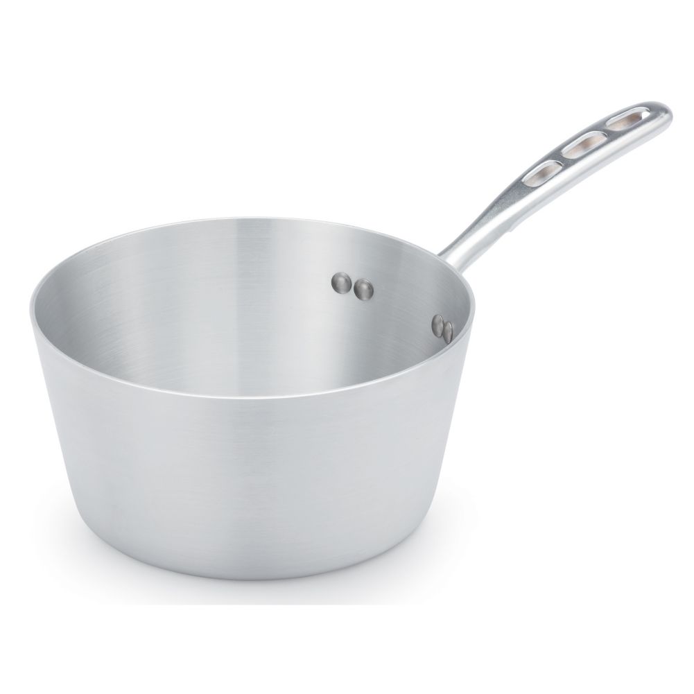 Vollrath Hvy Duty S/S Tapered 3 qt Sauce Pan w/ TriVent Plated Handle