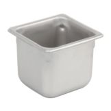 S/S 1/6 Size Pan, 6" H