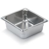 Vollrath&reg; SuperPanV&trade; S/S 1/6 Size x 2.5"D Steam Table Pan