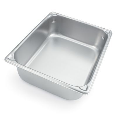 Super Pan II Half Size Heavy Duty S/S Steam Table Pan, 4.3 Qt