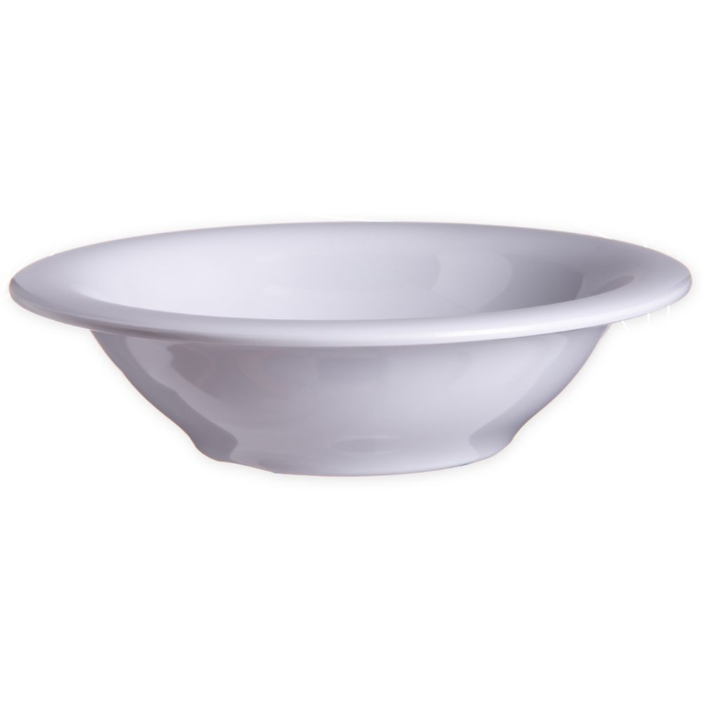 Carlisle&reg; Durus&reg; White 12 Oz. Rimmed Bowl