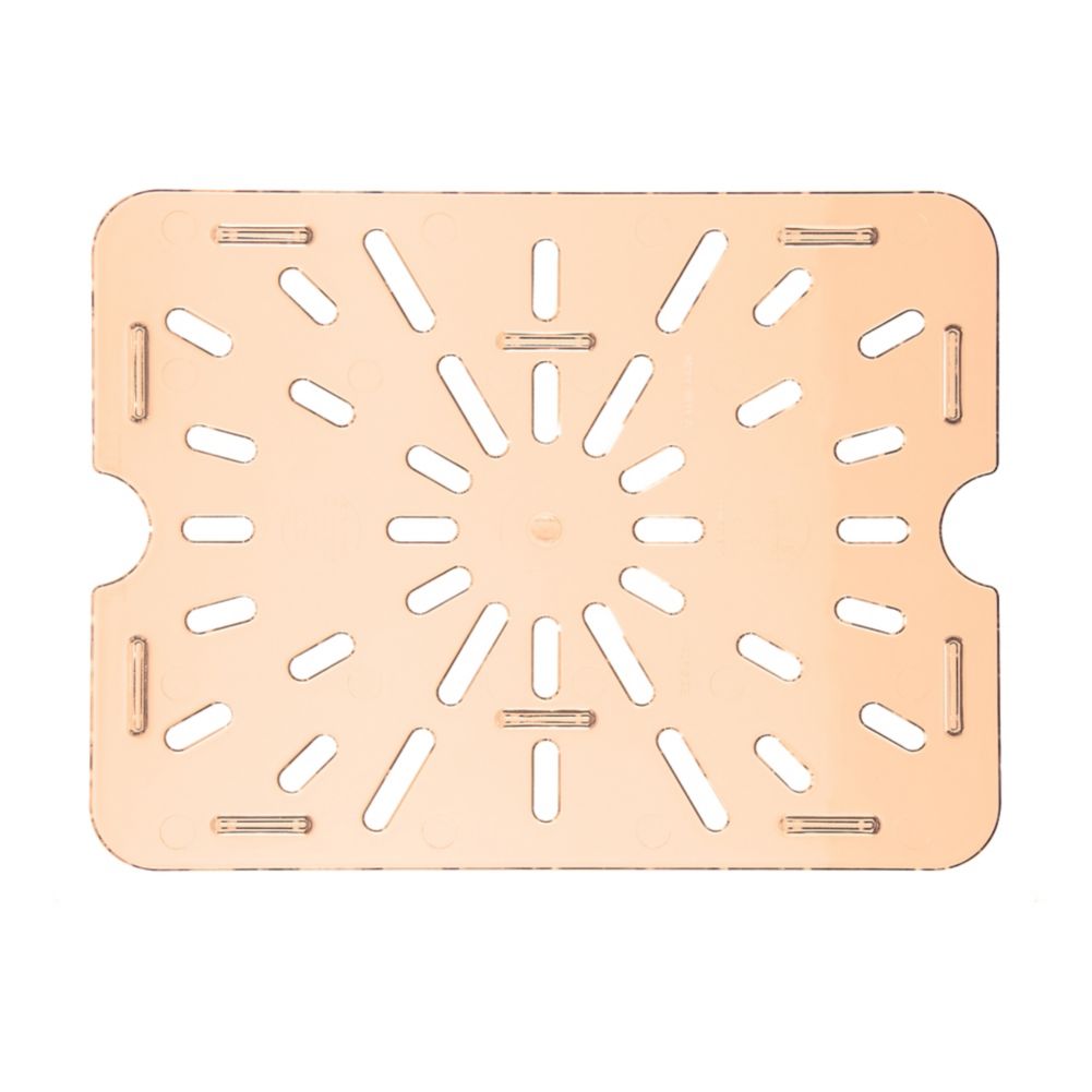 Top Notch&reg; 1/2-Size Food Pan Drain Shelf, Amber