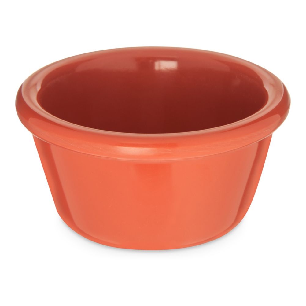Carlisle&reg; Smooth Melamine Ramekin, Sunset Orange, 4 oz