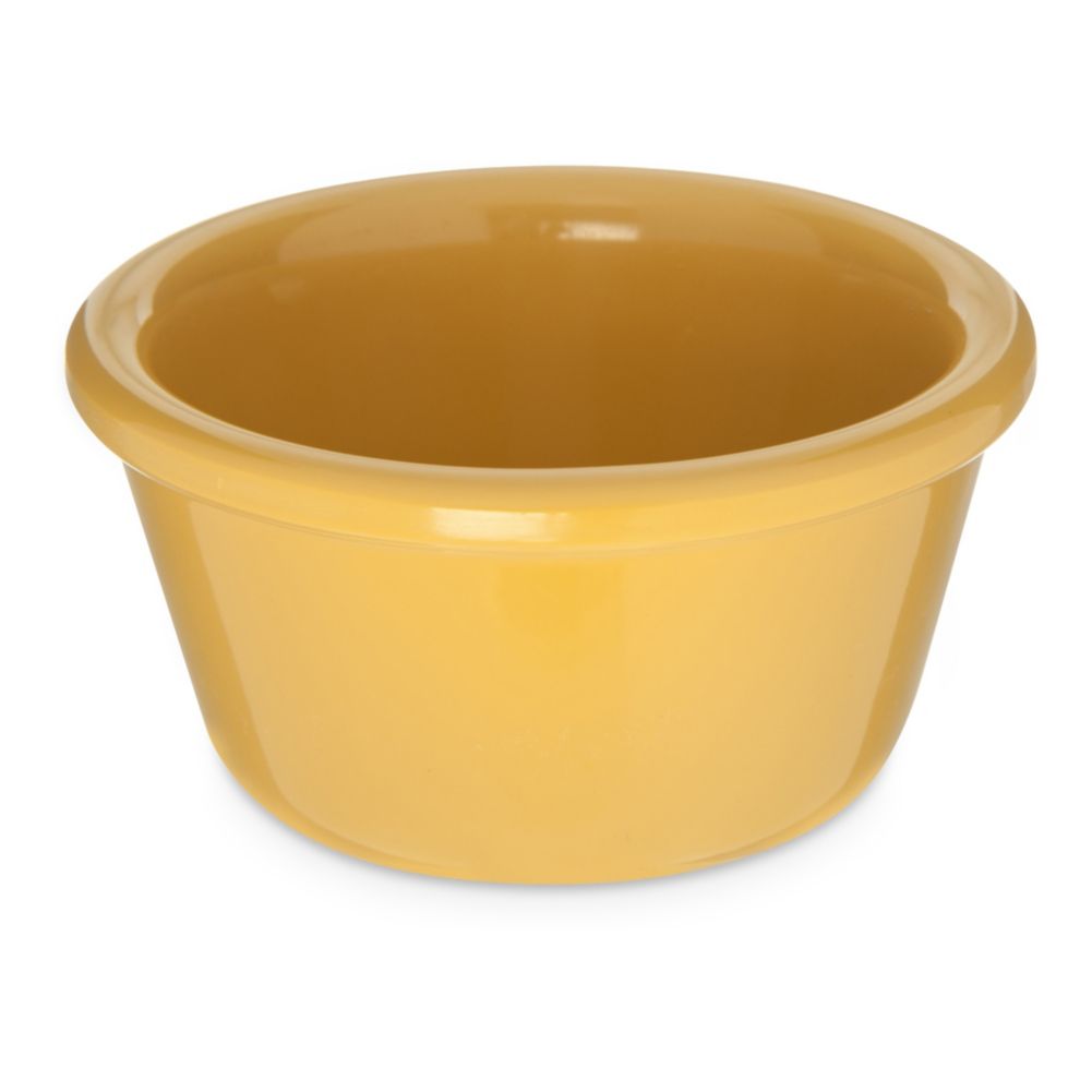 Carlisle&reg; Smooth Melamine Ramekin, Honey Yellow, 4 oz