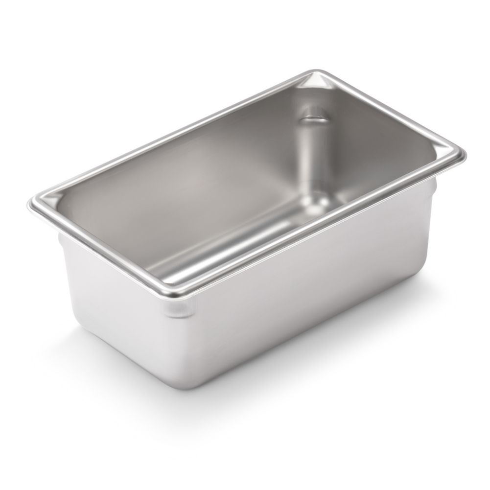 Vollrath&reg; SuperPanV&trade; S/S 1/9 Size x 4"D Steam Table Pan