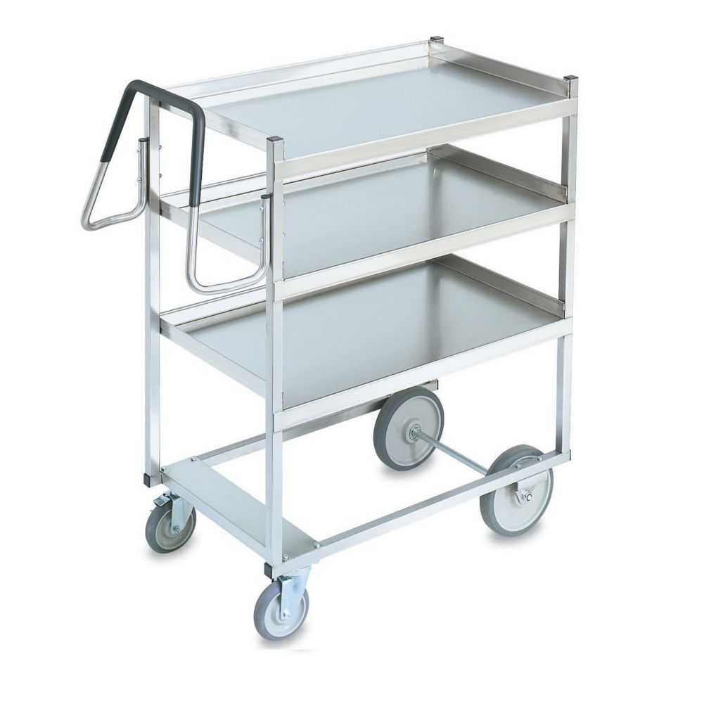 Ergonomic 3-Shelf Heavy Duty S/S Cart