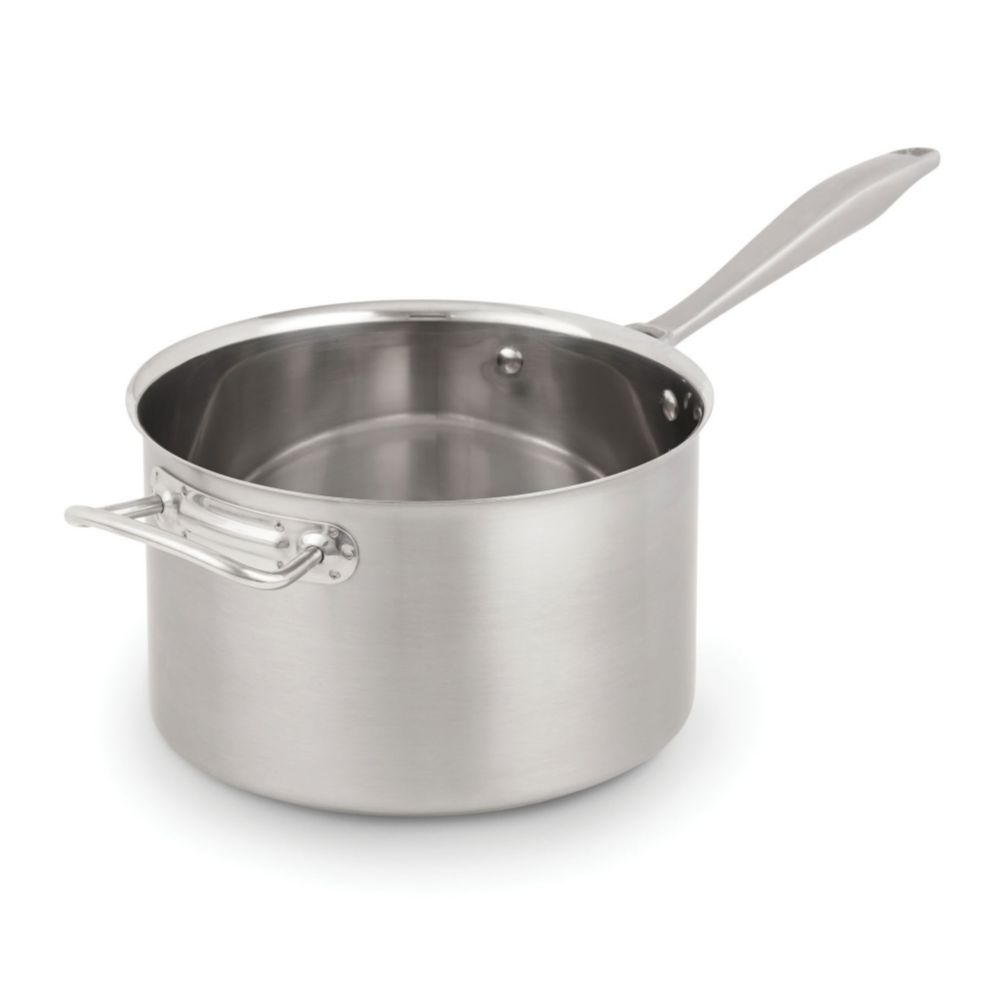 Vollrath Intrigue&reg; Mirror Finish S/S 7 Qt Sauce Pan