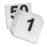 Tablecraft S/S 1-50 Card Number Set with Black Numbers