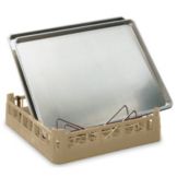 Open End Dish Rack for Sheet Pans, Cocoa